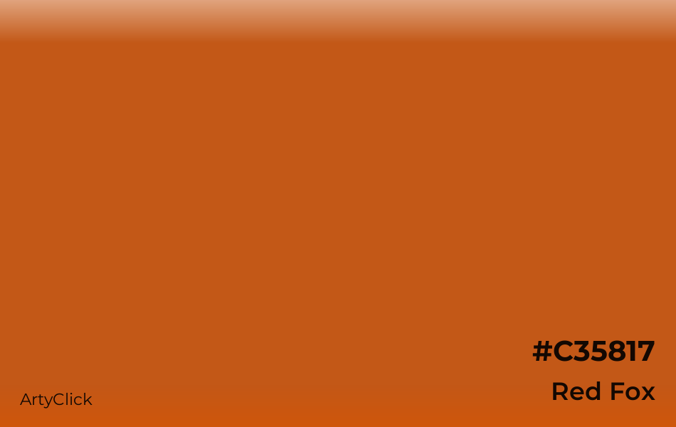 Red Fox #C35817