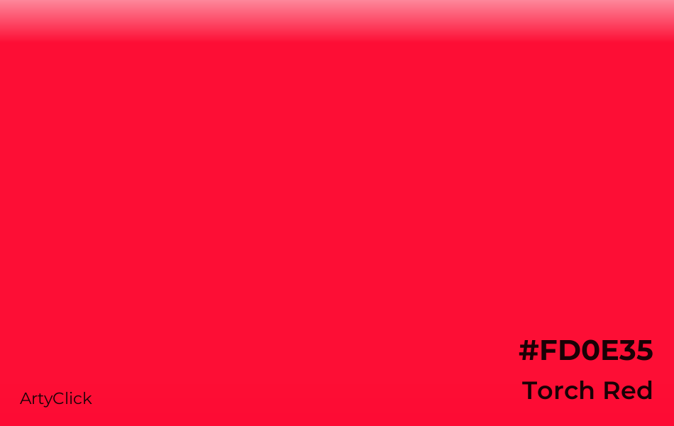Torch Red #FD0E35